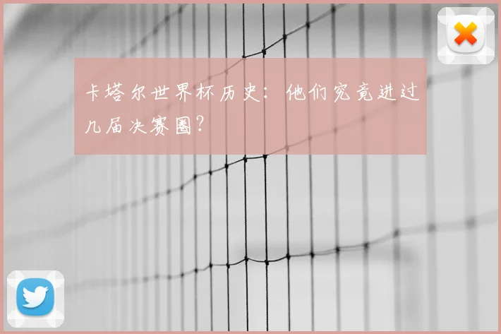 卡塔尔世界杯历史：他们究竟进过几届决赛圈？